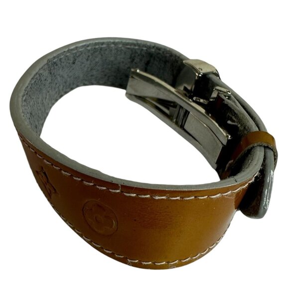 Louis Vuitton Millennium Wish Wrap Bracelet Monogram Patent Leather Brown SNO999 - Picture 2 of 8